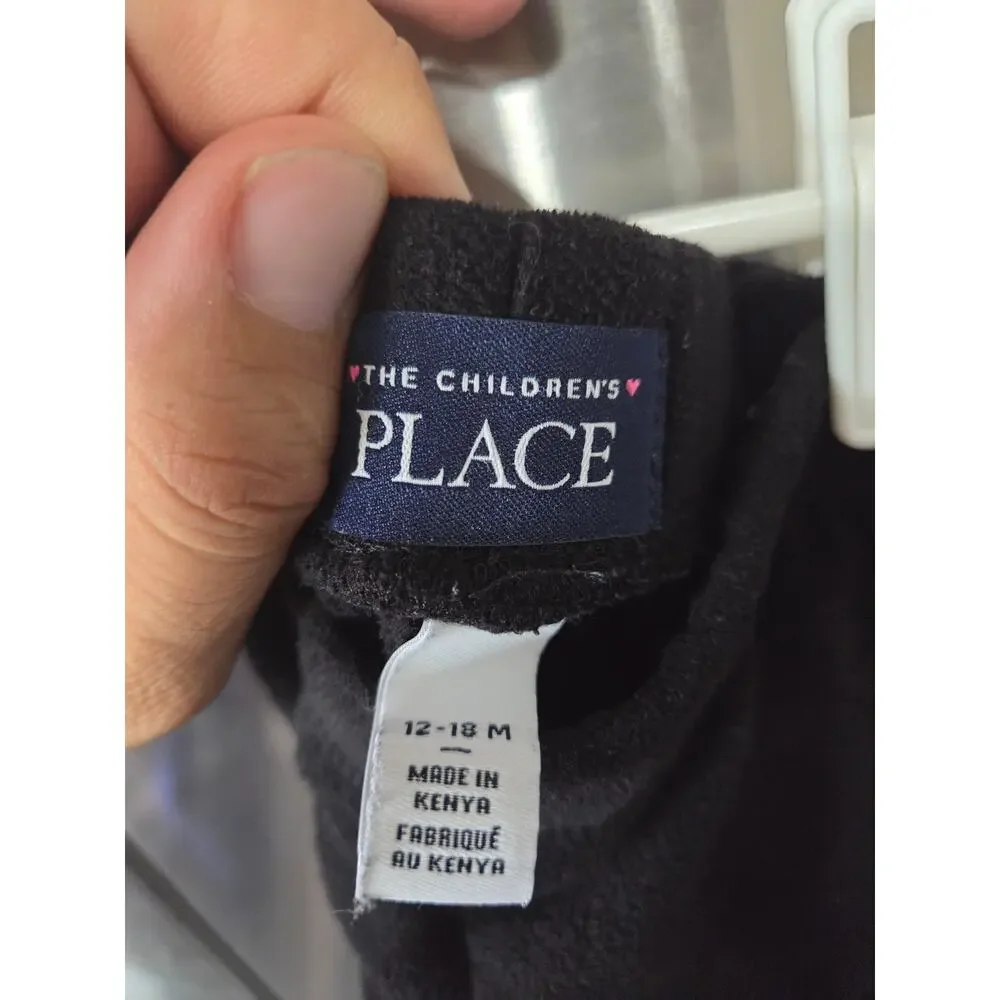 Fleece Sweatpants 2 Pack Black/Purple - The Children's Place - 12-18mo